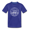 Nebraska Youth T-Shirt - State Design Youth Nebraska Tee - royal blue