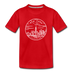 New York Youth T-Shirt - State Design Youth New York Tee - red