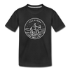 Oklahoma Youth T-Shirt - State Design Youth Oklahoma Tee - black