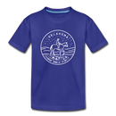 Oklahoma Youth T-Shirt - State Design Youth Oklahoma Tee - royal blue