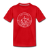 Oklahoma Youth T-Shirt - State Design Youth Oklahoma Tee - red
