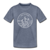 Oklahoma Youth T-Shirt - State Design Youth Oklahoma Tee - heather blue