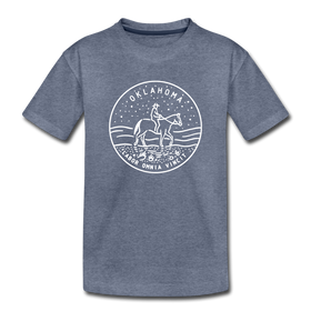 Oklahoma Youth T-Shirt - State Design Youth Oklahoma Tee