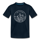 Oklahoma Youth T-Shirt - State Design Youth Oklahoma Tee - deep navy