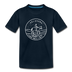 Oklahoma Youth T-Shirt - State Design Youth Oklahoma Tee - deep navy
