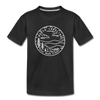 North Carolina Youth T-Shirt - State Design Youth North Carolina Tee - black