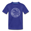 North Carolina Youth T-Shirt - State Design Youth North Carolina Tee - royal blue