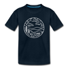North Carolina Youth T-Shirt - State Design Youth North Carolina Tee - deep navy
