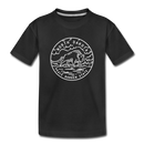 North Dakota Youth T-Shirt - State Design Youth North Dakota Tee - black