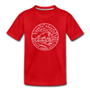 North Dakota Youth T-Shirt - State Design Youth North Dakota Tee - red