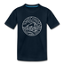 North Dakota Youth T-Shirt - State Design Youth North Dakota Tee - deep navy