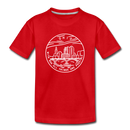 Ohio Youth T-Shirt - State Design Youth Ohio Tee - red