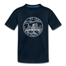 Ohio Youth T-Shirt - State Design Youth Ohio Tee - deep navy