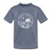 South Carolina Youth T-Shirt - State Design Youth South Carolina Tee - heather blue