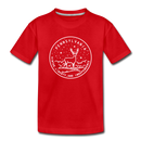 Pennsylvania Youth T-Shirt - State Design Youth Pennsylvania Tee - red