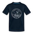 Pennsylvania Youth T-Shirt - State Design Youth Pennsylvania Tee - deep navy