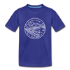 Oregon Youth T-Shirt - State Design Youth Oregon Tee - royal blue