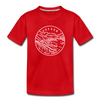 Oregon Youth T-Shirt - State Design Youth Oregon Tee - red