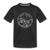 South Dakota Youth T-Shirt - State Design Youth South Dakota Tee - black