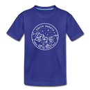 South Dakota Youth T-Shirt - State Design Youth South Dakota Tee - royal blue