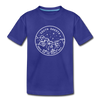 South Dakota Youth T-Shirt - State Design Youth South Dakota Tee - royal blue