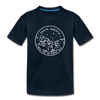 South Dakota Youth T-Shirt - State Design Youth South Dakota Tee - deep navy