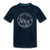 South Dakota Youth T-Shirt - State Design Youth South Dakota Tee - deep navy