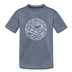 Tennessee Youth T-Shirt - State Design Youth Tennessee Tee - heather blue