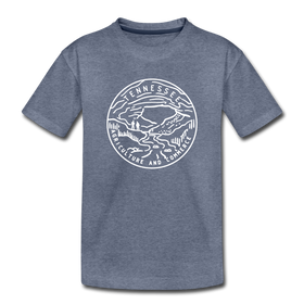 Tennessee Youth T-Shirt - State Design Youth Tennessee Tee