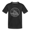 Utah Youth T-Shirt - State Design Youth Utah Tee - black