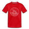 Utah Youth T-Shirt - State Design Youth Utah Tee - red
