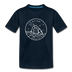Utah Youth T-Shirt - State Design Youth Utah Tee - deep navy