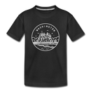 Washington Youth T-Shirt - State Design Youth Washington Tee - black