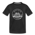 Washington Youth T-Shirt - State Design Youth Washington Tee - black