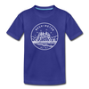 Washington Youth T-Shirt - State Design Youth Washington Tee - royal blue