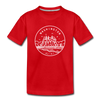Washington Youth T-Shirt - State Design Youth Washington Tee - red