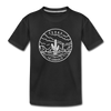 Texas Youth T-Shirt - State Design Youth Texas Tee - black