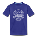 Virginia Youth T-Shirt - State Design Youth Virginia Tee - royal blue