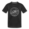 Wisconsin Youth T-Shirt - State Design Youth Wisconsin Tee - black