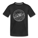 Wisconsin Youth T-Shirt - State Design Youth Wisconsin Tee - black