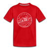 Wisconsin Youth T-Shirt - State Design Youth Wisconsin Tee - red