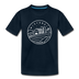 Wisconsin Youth T-Shirt - State Design Youth Wisconsin Tee - deep navy