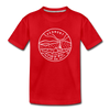 Vermont Youth T-Shirt - State Design Youth Vermont Tee - red