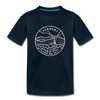 Vermont Youth T-Shirt - State Design Youth Vermont Tee - deep navy