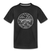 West Virginia Youth T-Shirt - State Design Youth West Virginia Tee - black