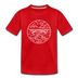 West Virginia Youth T-Shirt - State Design Youth West Virginia Tee - red
