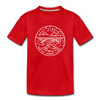 West Virginia Youth T-Shirt - State Design Youth West Virginia Tee - red