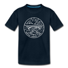 West Virginia Youth T-Shirt - State Design Youth West Virginia Tee - deep navy