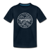 West Virginia Youth T-Shirt - State Design Youth West Virginia Tee - deep navy