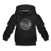 Alabama Youth Hoodie - State Design Youth Alabama Hooded Sweatshirt - black